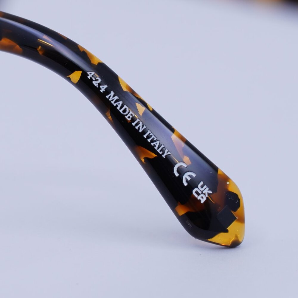 Off-White OERI137 AURORA 6055 Sunglasses Havana Cat Eye Frame, Green Lenses - Picture 7 of 11